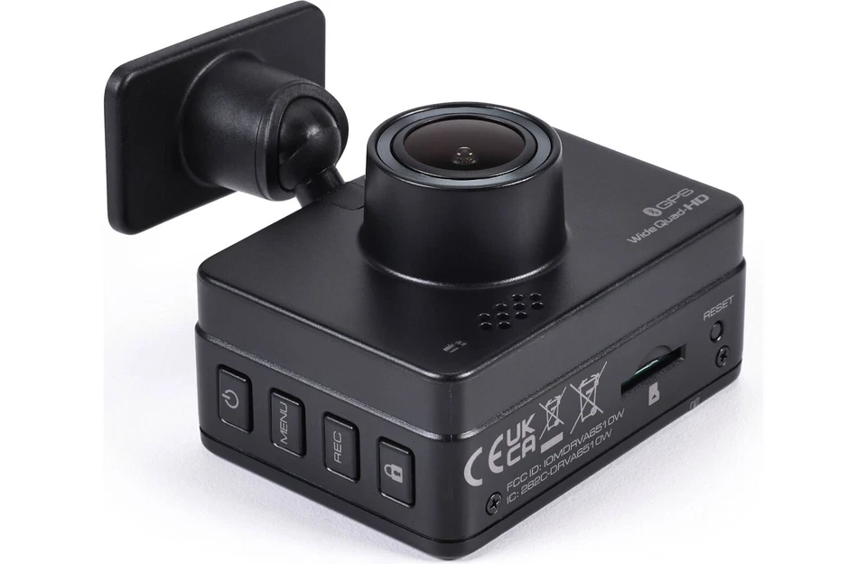 Kenwood DRV-A310W HD dash cam with 2" display, GPS, and Wi-Fi - Image 3 of 4