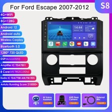 Fits Ford Escape 2007-2012 Car Gps Navi Carplay Stereo Radio 9android 12 8128g Fits Ford Escape 2007-2012 Car Gps Navi Carplay Stereo Radio 9android 12 8128g