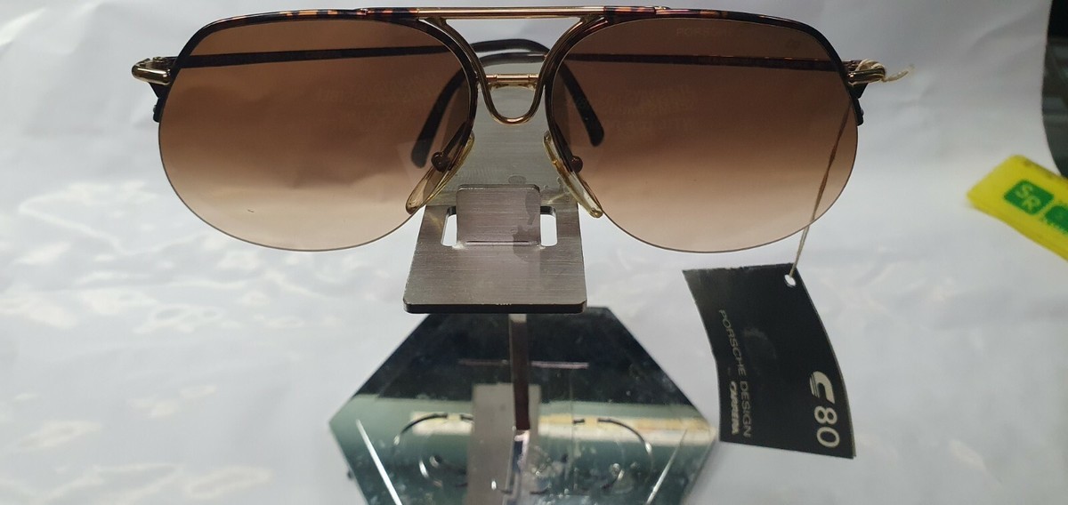 Porsche Design By Carrera Vintage 80s Sunglasses 5654 59 17 140 Rare New