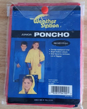 Kinder Poncho rot wasserdicht - neu
