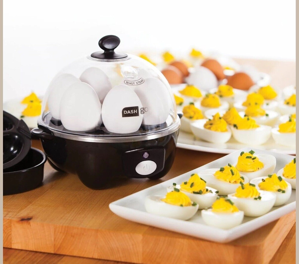 Dash Rapid Egg Cooker – 6-Capacity Electric Egg Cooker for Perfect Hard Boiled Eggs in New Packaging