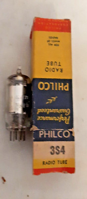 Philco 3S4 NOS OVP Röhre Radioröhre Elektronenröhre electron tube