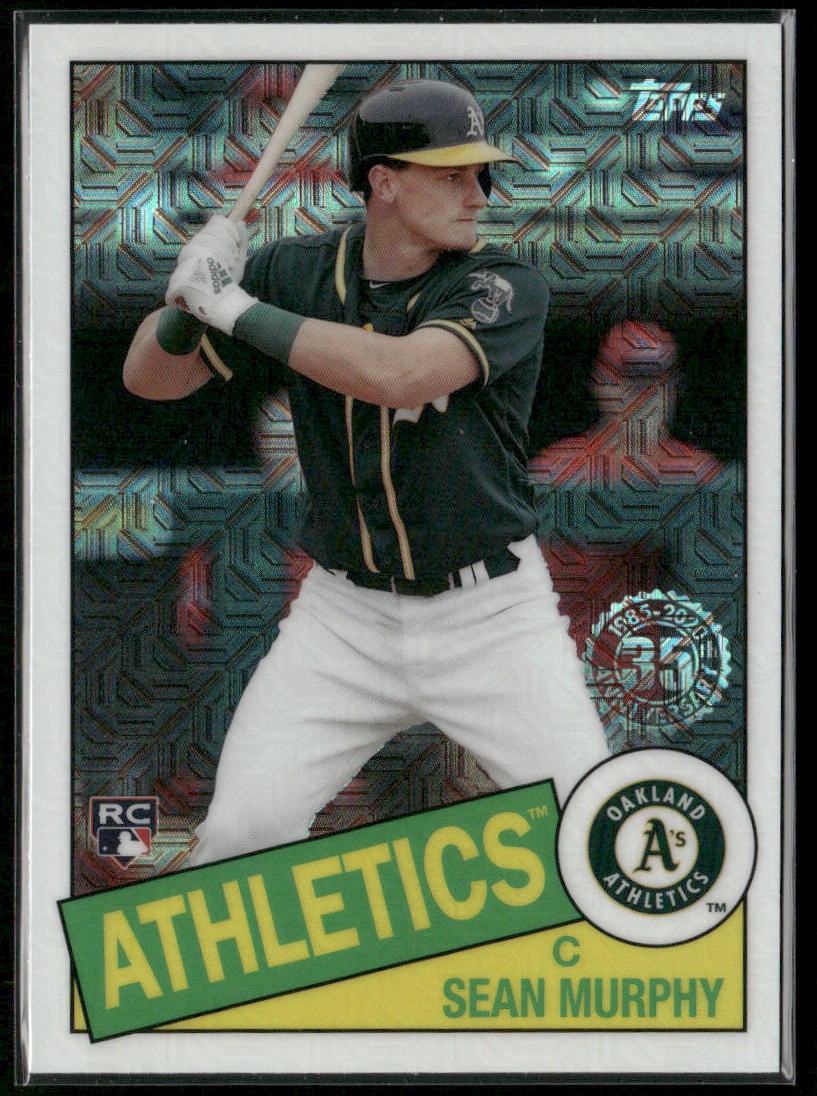 Sean Murphy #85C-34 Baseball Cards 2020 Topps Chrome Silver Pack 1985 trading card — raw and PSA graded price guide