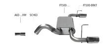Bastuck Sportauspuff - 09+ Ford Ka RU8