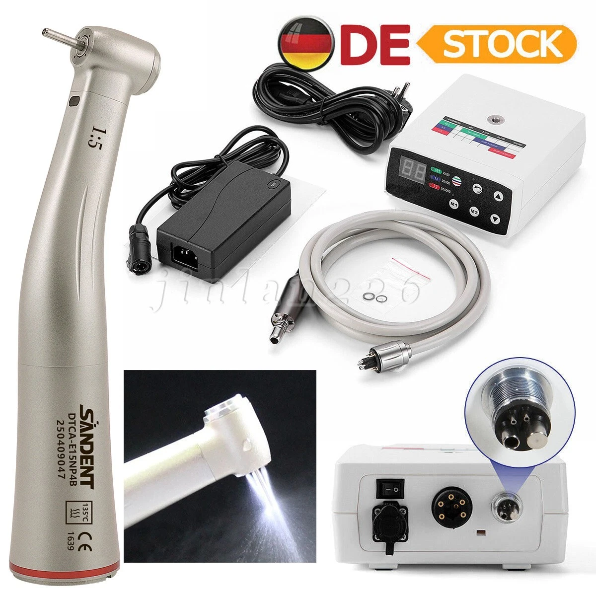 Labor-Mikromotor N8 – 45.000 U/min Elektro-Polier Produktbild-Vorschau 5