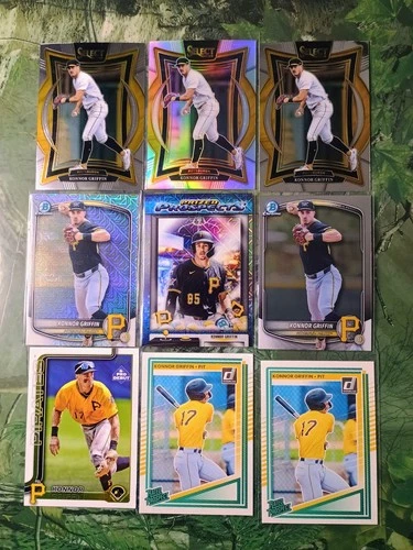 (9) Konnor Griffin  PROSPECT CARDS-BOWMAN PRIZE PROSPECT MOJO-SELECT PRIZM+MORE