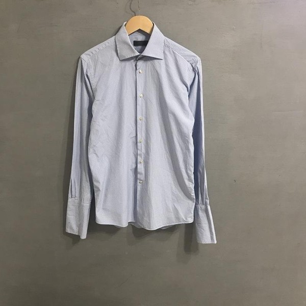 Men Suitsupply Shirt White Cotton 38 / M / 46 #1VEG