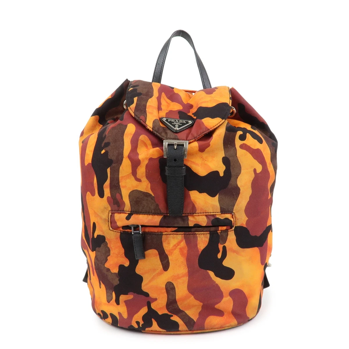 camouflage saffiano leather backpack f PRADA Camouflage Backpack Bags & Handbags for Women for sale