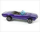 Hot Wheels Redline Custom Firebird 1967 Purple Black Interior Blue Windshield