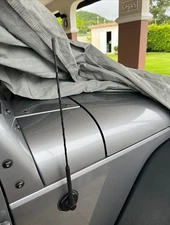 16" Antenna Rubber Mast Radio for Jeep Wrangler JK/JL 2007-2023 Gladiator 20-23