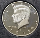 1997-S Gem Proof Silver Kennedy Half Dollar - Recent Set Break