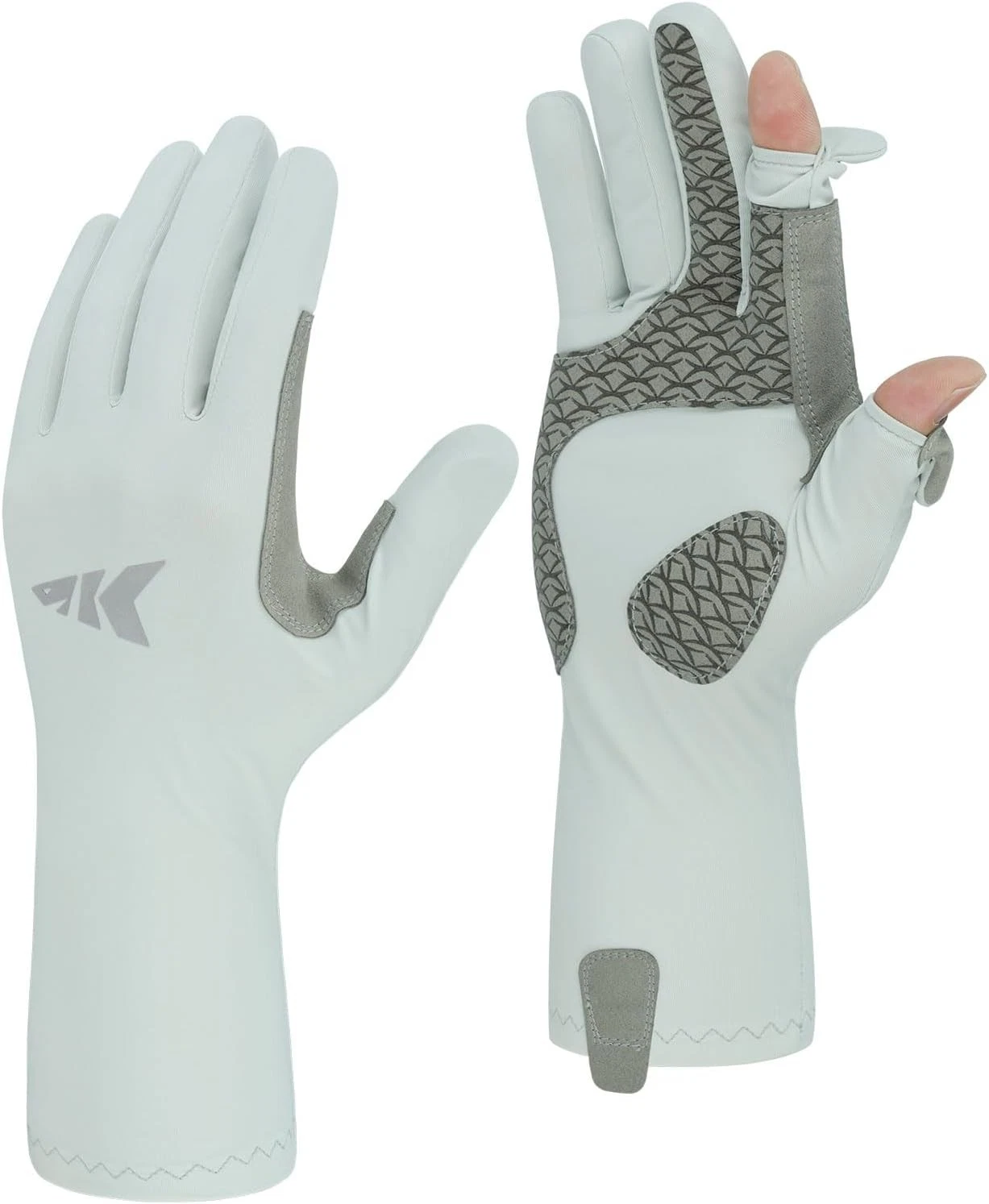 UPF50+ Fishing Gloves-Quick-Dry, Full Finger & 3/4 Fingerless Sun Protection
Opens in a new window o