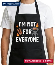 Funny Aprons for Men With 2 Pocket, Chef Apron for Cooking BBQ Grilling Gifts fo