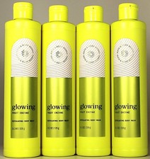 QTY 4 - Bath Body Works GLOWING FRUIT ENZYME Exfoliating Body Wash 11.3oz