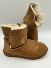 UGG Kids Classic Short Boots Chestnut Shearling Toddler US 9 Suede