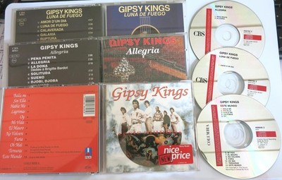 Gipsy Kings - Allegria (1982) + Luna de fuego (1983) + Este Mundo (1991) 3 CD´s
