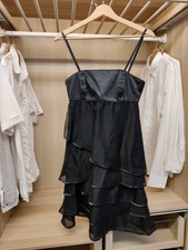 BNWT NEXT DRESS UK 8 BLACK STRAPPY LAYERED OCCASION MINI PARTY COCKTAIL RRP £65