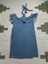 Alice + Olivia Dress Womens Medium Blue Halter *