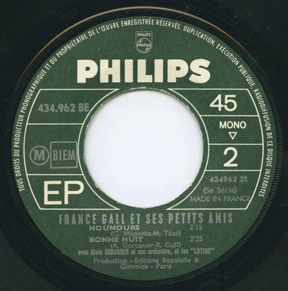 France Gall Et Ses Petits Amis - Sacré Charlemagne (VINYL) Foto 4 de 4