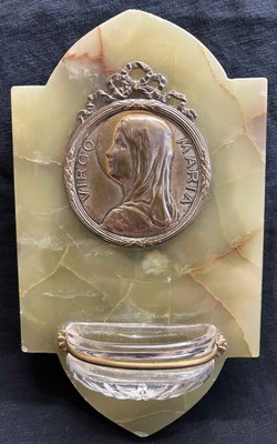 #ad by M. Bauer France 1920´ old Water Font Virgin Mary Art Nouveau amazing piece $148.00