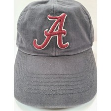 47 Brand Alabama Crimson Tide NCAA Hat Gray BAMA Embroidered Cap Mens XL