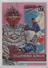 2022 Panini Donruss Diamond Kings Holo Pink Willson Contreras #24 11ur