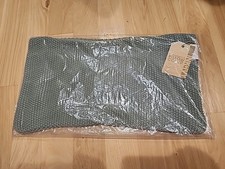 INK IVY Bree Knit Oblong Pillow Cover 12 x 20 in Blue Green New In Package