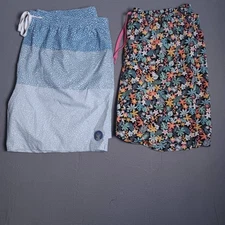 Chubbies Mens XXXL Swim Shorts Blue & Multi Floral Pattern Inseam 7 NWOT