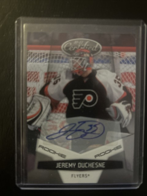 10/11 CERTIFIED ROOKIES AUTOGRAPH RC #205 Jeremy Duchesne /799