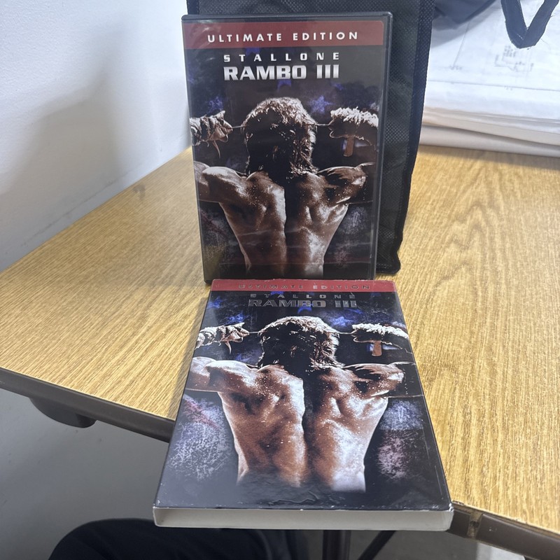 Rambo 3 Ultimate Edition) (DVD) With Slipcover And Booklet