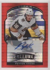 2020-21 Upper Deck Allure Rookie Red Rainbow 261/299 Peyton Krebs #96 Auto 0t0g