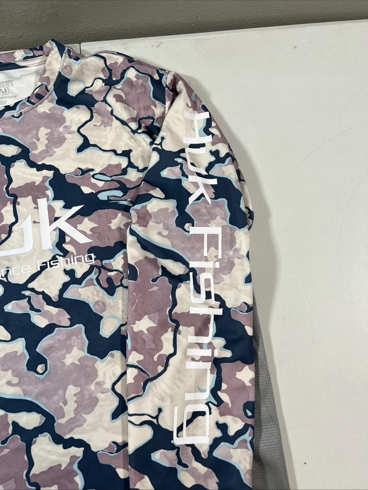 Camisa de pesca de manga larga Huk Performance para hombre talla M Foto 3 de 4