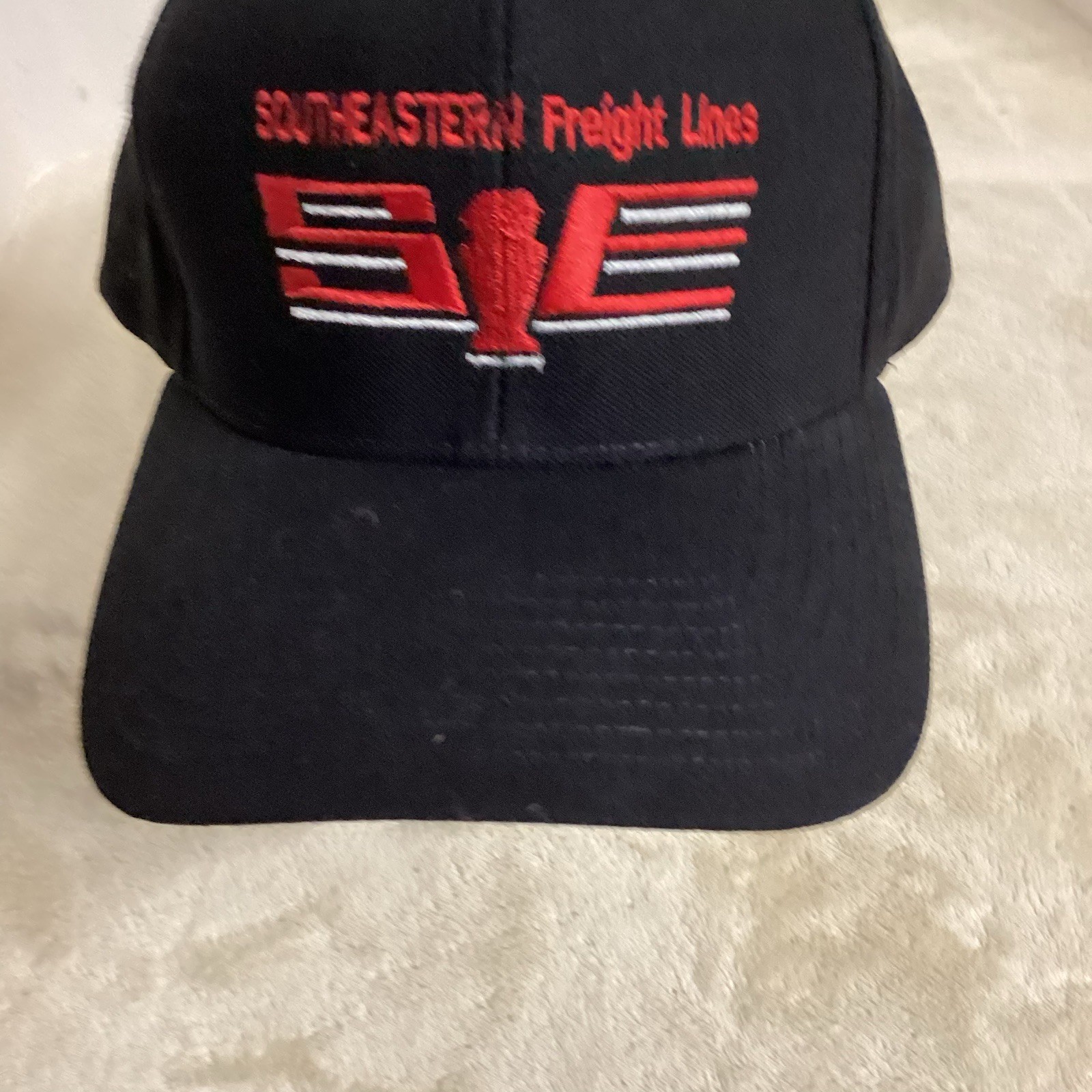 Southeastern freight line cap/hat black snapback - image 9