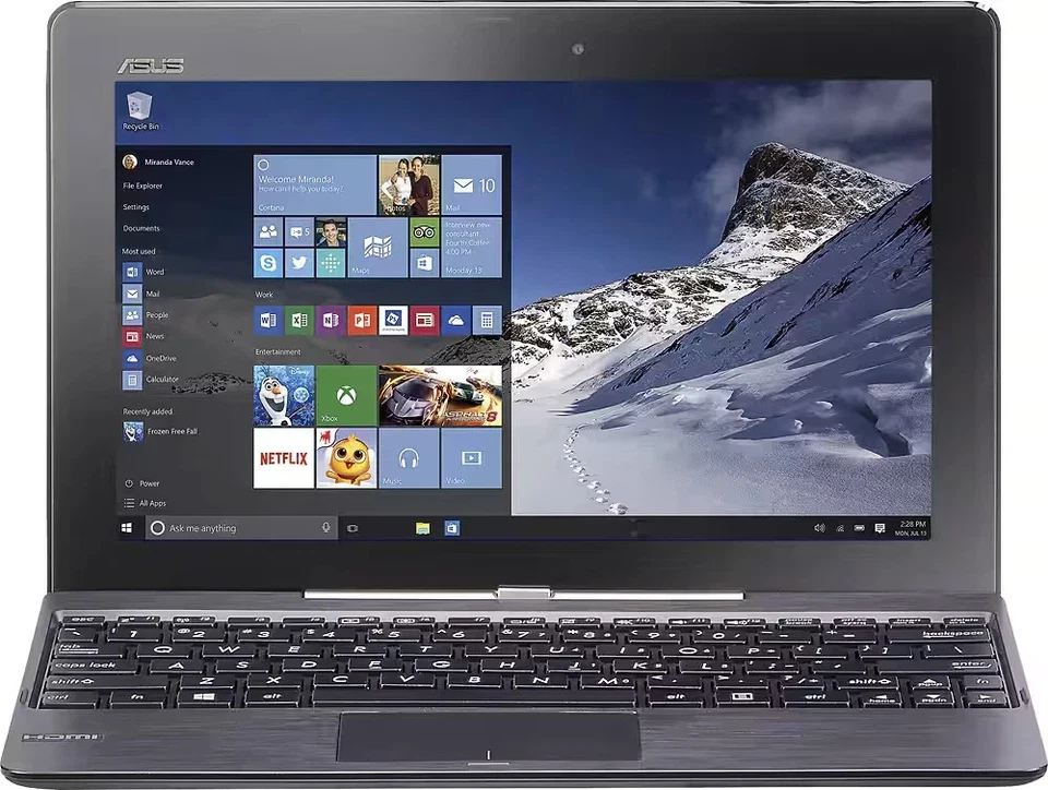 ASUS Transformer Book T100TAF 10.1" Laptop Touchscreen 2GB Intel Atom 32GB - Image 2 of 4