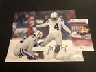 JSA Adam Vinatieri Signed Autographed Colts Snow Kick 8x10 Photo 584
