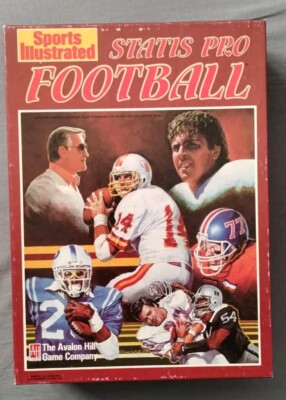 STATIS PROFESSIONAL FOOTBALL BRETTSPIEL AVALON HILL 1988