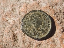 Roman Follis Of Aelia Flaccilla 383-386 AD Majorina. Please See Description LA80