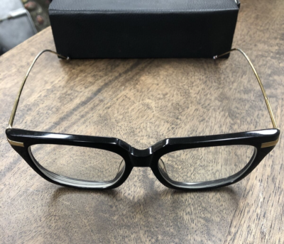 Thom Browne TB-701 Glasses Black/Gold | eBay