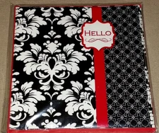 Set of 6 TIMELESS TRADITIONS Note Cards 5" x 5" - HELLO