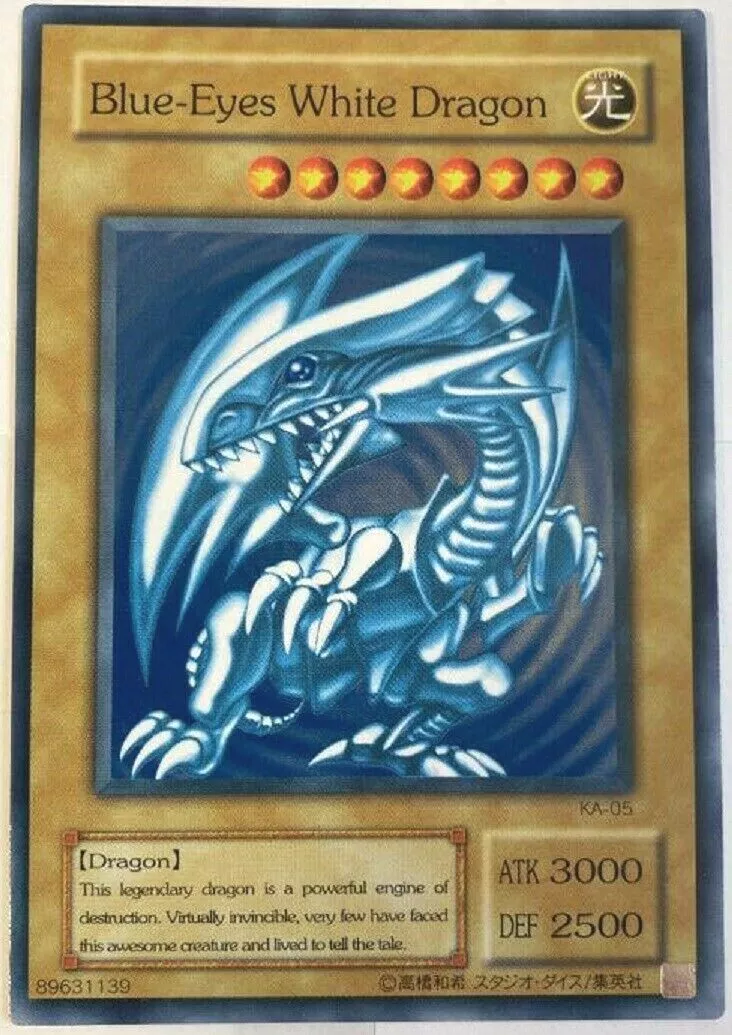 Yu-Gi-Oh Blue-Eyes White Dragon KA-05 Common English Normal Yugioh