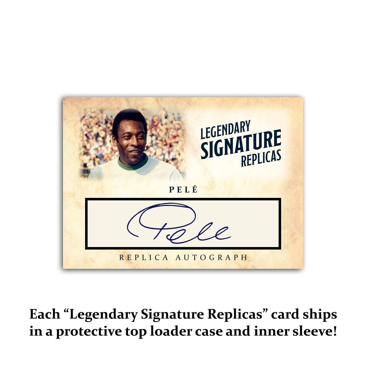 Pelé Brazil Soccer Star Replica Reprint Autograph Signature