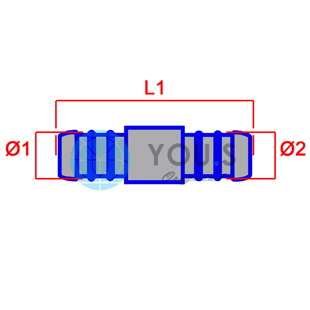 Nuojie Hose Connector 4 mm Hose Connector Y-Type Water