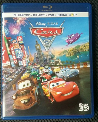 Cars 2 Blu Ray Dvd 11 5 Disc Set 3d Ebay