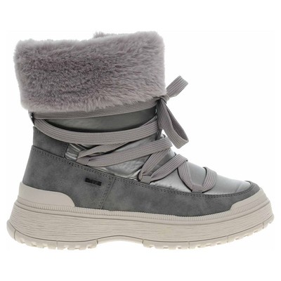 Schuhe Universal Damen Caprice Dk Grey Comb 92621441203 Grau