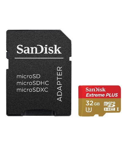 SanDisk Extreme Plus 32GB Micro SDHC SD 100MB/s 667x UHS-I with Adapter 4K UHD - Picture 3 of 4
