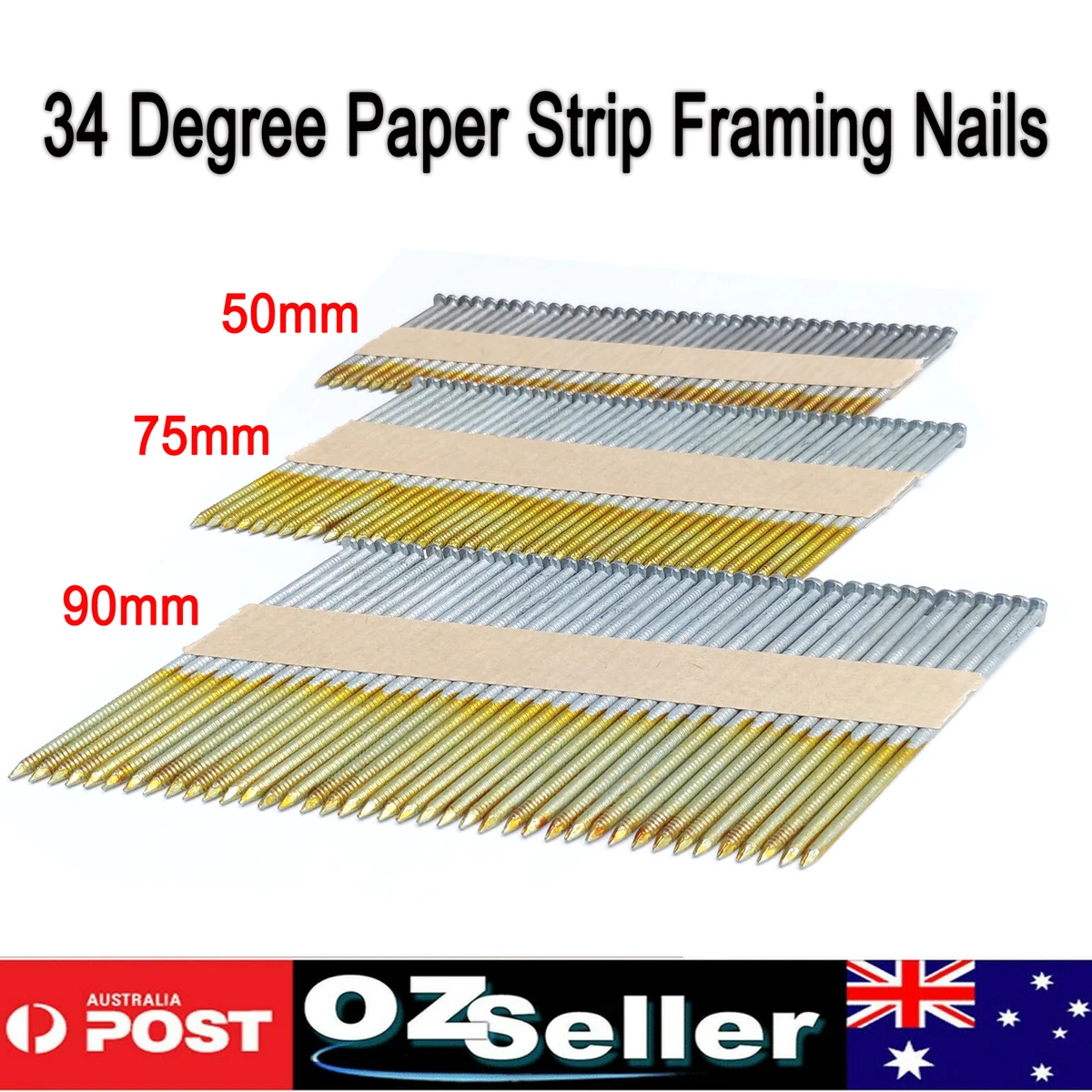 90mm ring shank best sale nails