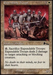 Expendable Troops x4 - Urza's Legacy - NM-Mint, English - Urza's Legacy