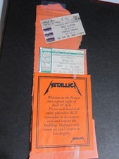 ERIC CLAPTON  LA Concert ticket 2001