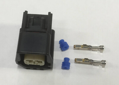 Yazaki 7283-5548-30 2-Pin Female Connector and 716-4103-08