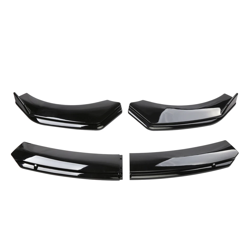 Front Bumper Chin Lip Spoiler Splitter Side Skirt Body Kit For Mitsubishi Galant - Image 4 of 4
